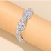 3Easy Matching Twist Rhinestone  Bracelets For Ladies