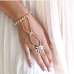 3Modern Flower Rhinestone Bracelet For Women