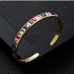 1Unisex Zircon Copper Bracelets For Women