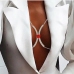 4 Fashion  Rhinestone Heart Body Chain