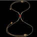 6 Fashion  Rhinestone Heart Body Chain