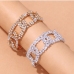 3  Geometric Rhinestone Hollowed Out Women's Anklet