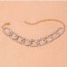 7  Geometric Rhinestone Hollowed Out Women's Anklet