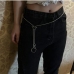 5 Metal Chain Patch Letter Belt Chain