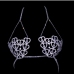 1 New Sexy Rhinestone Body Chain 