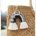 8 New Weave Crystal  Tassel Rainbow Bag Accessories