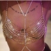 1 Sexy Multi-Layer Rhinestone Bra Body Chain