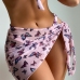 1Butterflies Printed Women Beach Wear Blanket