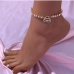 4Cute Casual Bag Shape Rhinestone  Anklets For Women