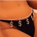 1Dollar Sign Pendant  Waist Chain For Women