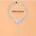 3Fashion  Bow Rhinestone Anklet Chain