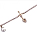 5Letter Rhinestone Pendant Waist Body Chain