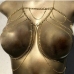 3Nightclub Hollow Out Chain Rhinestone Body Chain