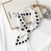 6Printed Silk-Like Small Square Scarf Neckerchief