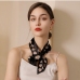 1Printed Silk-Like Small Square Scarf Neckerchief