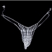 9Seductive Rhinestone Bikini Body Chain