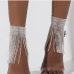 1Sexy Bar Party Rhinestone  Tassel Anklets