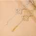 6Sexy Hollow Out Rhinestone Anklet For Women