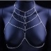 3Sexy Hollow Out Round Rhinestone Body Chain