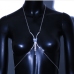 3Sexy Shiny Butterfly X Shaped Chest Chain
