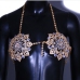 3Shiny Rhinestone Bra Design Body Chain