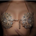 1Shiny Rhinestone Bra Design Body Chain