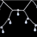 4Trendy Rhinestone Water Drop Body Chain