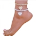 3Trendy Shining Rhinestone Women Jewelry Anklet