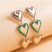 1 2022 Fashion Heart Rhinestone Earrings