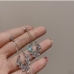 6 2022 Fashion Rhinestone Tassels Earrings