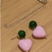 5 Contrast Color Heart Ladies Designer Earrings