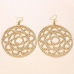 4 Fashion Geometric Print Rhinestone Earrings For Women