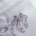 9 Fashion Rhinestone Bow Hollowed Out Earrings