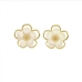 6 Flower Patchwork Design Sweet Korean Style Earrings