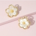 7 Flower Patchwork Design Sweet Korean Style Earrings