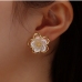 1 Flower Patchwork Design Sweet Korean Style Earrings