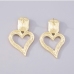 4 Heart Hollow Out Design  Earrings For Women 