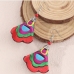 4 Retro Style Colorblock Earrings For Women