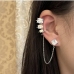 3 Rhinestone Chain Stud Earrings Design