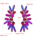 7Chic Rhinestone Wing Shape Earrings For Women