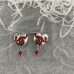 5Color Block Heart Shape Earrings For Women