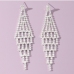 5Creative Individual Rhombus Hollow Out Earrings