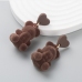 4Cute Bear Flocking Lovely Earrings For Women