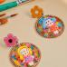 4Cute Lovely Cartoon Girl Resins  Flower  Dot  Earrings