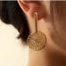 1Design Round Hollow Out Earrings For Women