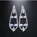 7Designer Rhinestone Hollow Out  Ladies Earrings