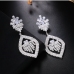 4Designer Rhinestone Leaf Ladies Earrings