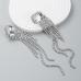 1Designer Rhinestone Tassel Earrings For Women