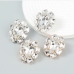 3Easy Matching Rhinestone Designer Earrings