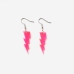 7Exaggerated Lightning Shape Acrylic Stud Earrings